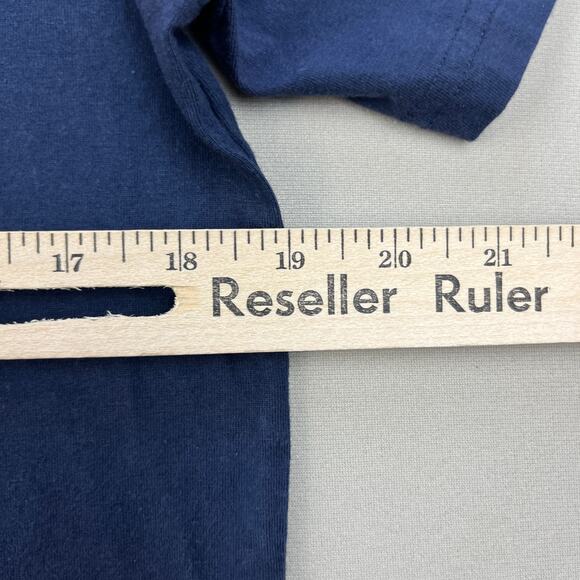 Norse Projects T-Shirt Adult Small Navy Blue Basic Crewneck Short Sleeve Cotton - Picture 10 of 12